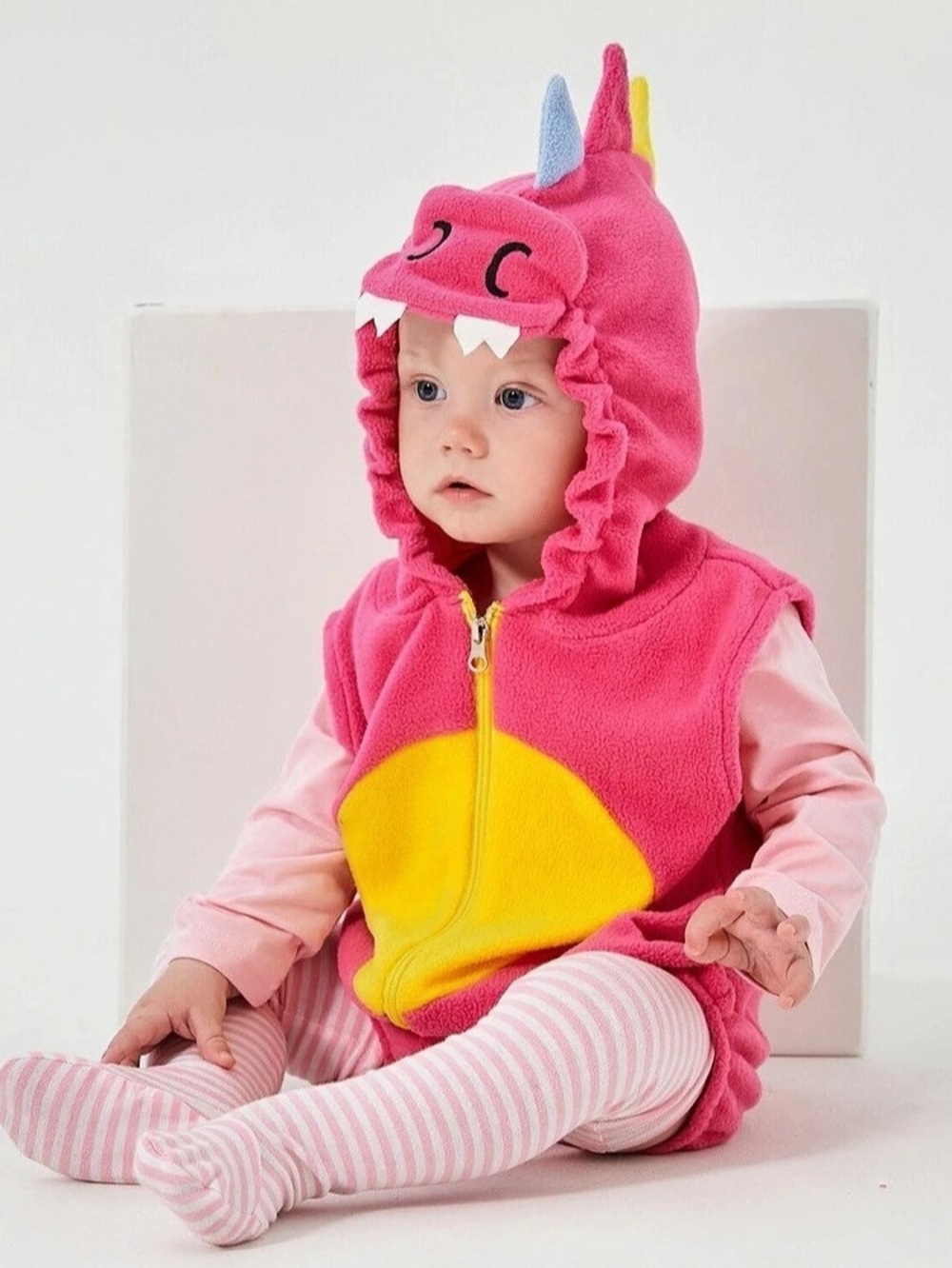Pink & Yellow Dragon Costume